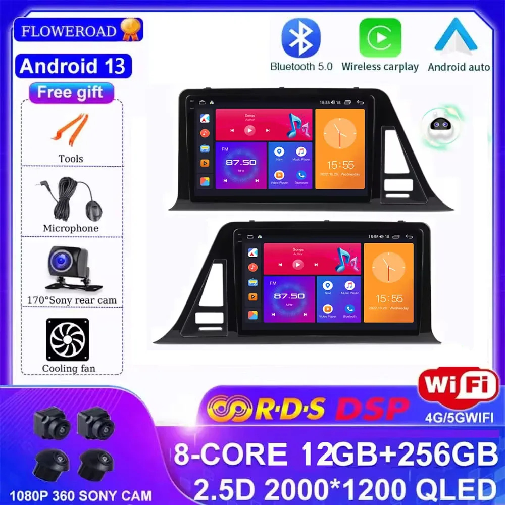 

Android Intelligent System Video For Toyota C-HR CHR 2016 - 2020 GPS Navigation Car Radio Multimedia Carplay Auto BT 5.0 RDS IPS