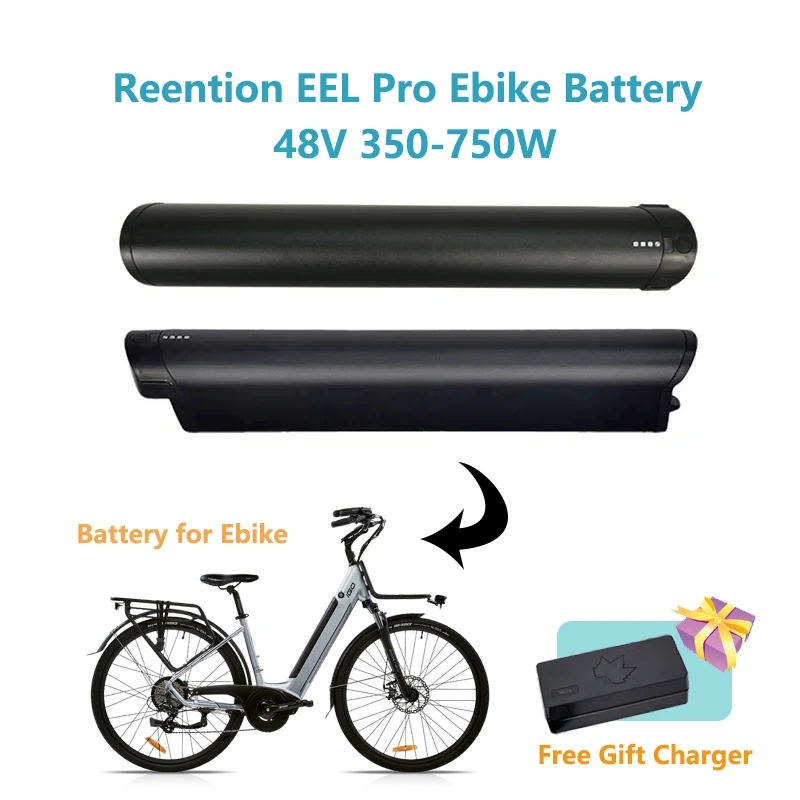 

Аккумулятор Reention EEL Pro Ebike 48 В для Ride1 UP CORE-5 LMT'D 14 Ач 12,8 Ач 10 Ач 12,8 Ач 500 Вт 750 Вт Vitesse Force MTB iGo Core Series Elite 3 Leon Cycle NCM Москва M3 Magnum Cosmo Voyager Aventon Pace 500.2