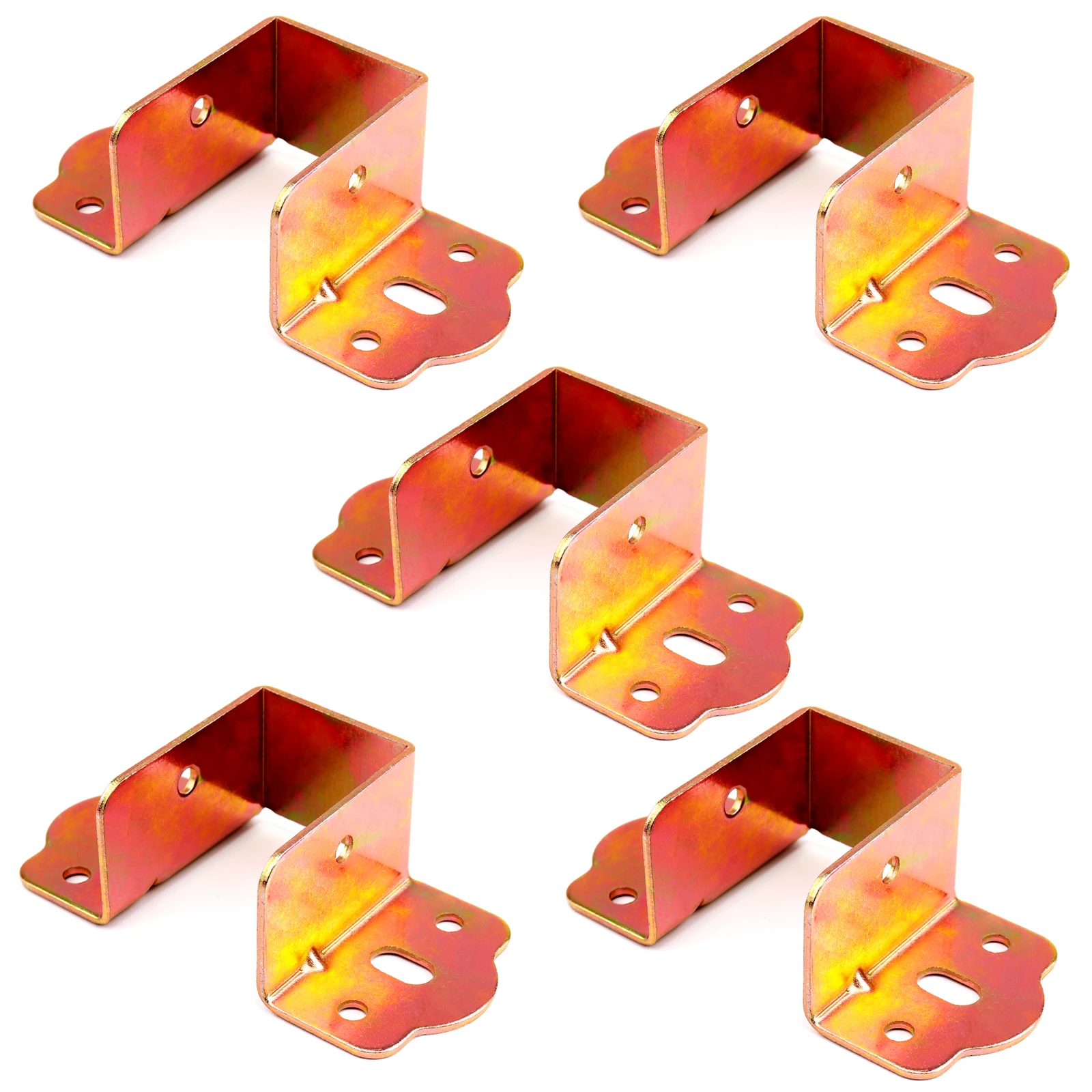 1/2/5Pcs Metal Thickened Bed Corner Bed Beam Support Bed Hinges Hook Corner Code Furniture Hardware Accessories