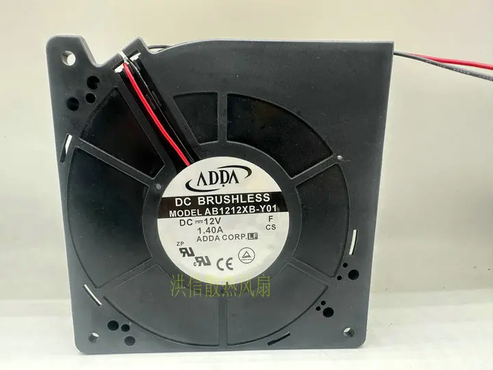 

ADDA AB1212XB-Y01 DC 12 В 1,40 А 120x120x32 мм 2-проводной охлаждающий вентилятор