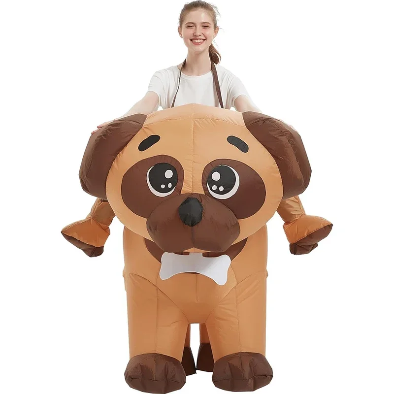 QQ8 폭파 파티 의상, 풍선 의상 성인, 개 풍선 의상, 남성용 할로윈 의상 Women5Lk￥