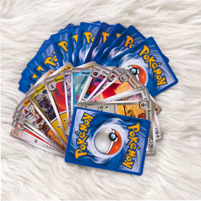 40-180pcs Inglese Pokemon Carte Charizard Pikachu Carta Da Collezione Anime Trading Gioco di Battaglia Giocattoli Per Bambini Adulti Regalo