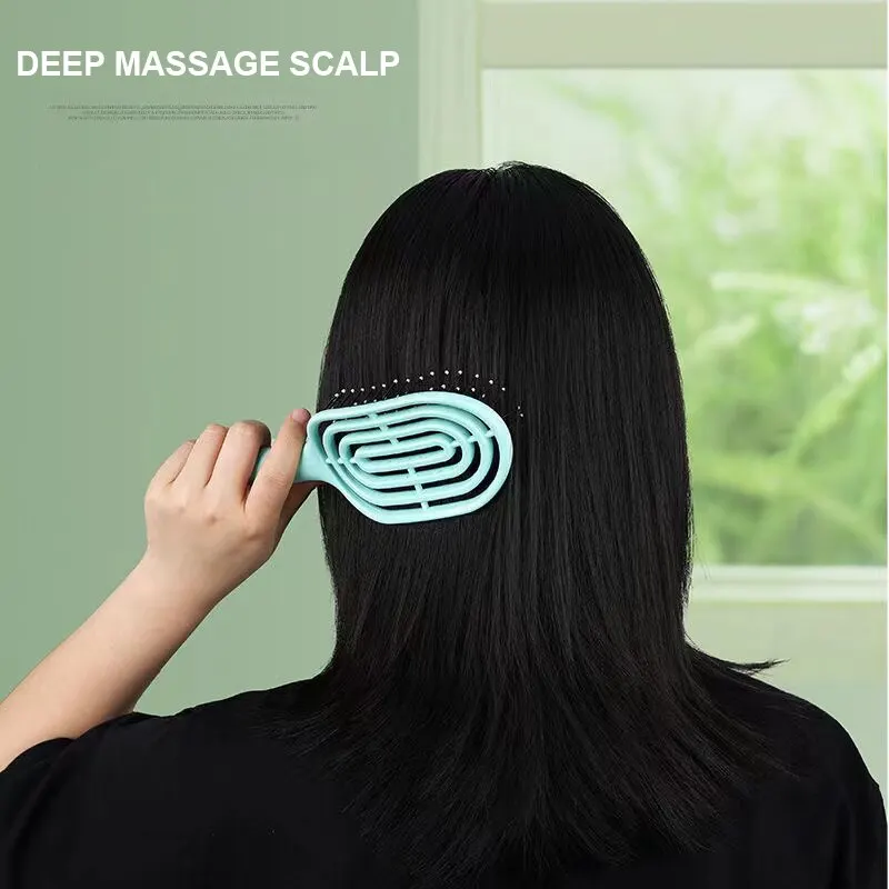 Tangle Hair Combs Head Scalp Massage Comb Detangler Curly Wet Dry Thick Wavy Straightening Brush Hairbrush Accessorie image 5