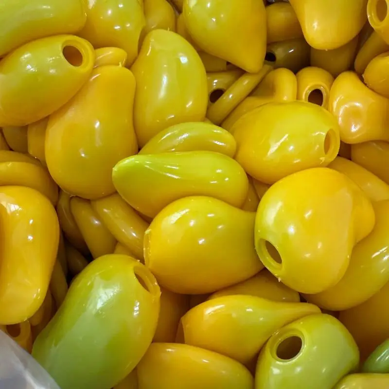 1Pcs Color Changing Mango Peel DIY Empty Ball Skin Shapeable Squeeze Handmade Anti Stress Relief Fidget Toy Adult Play Supplies