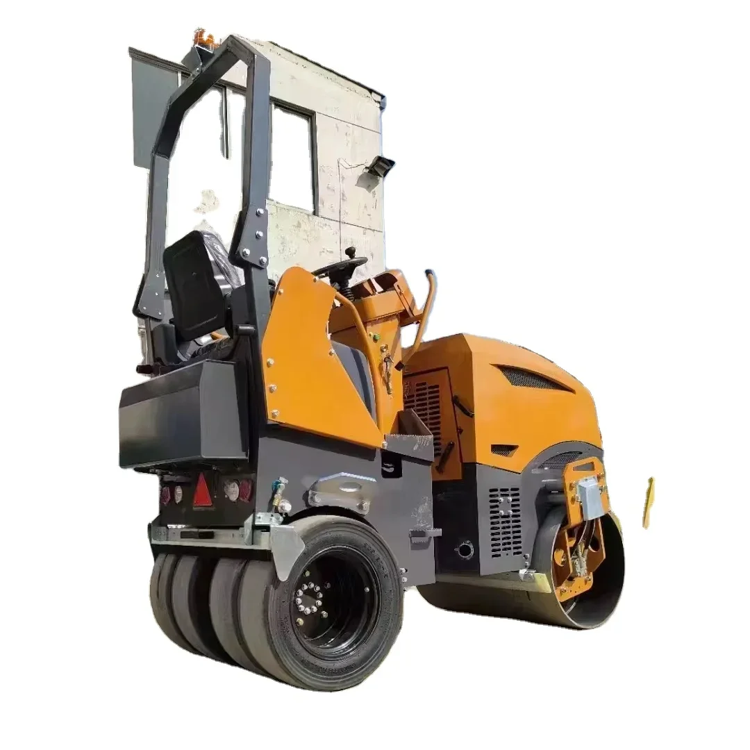 SDBM 2 Ton 3.5 Ton 5 Ton Rubber Tire Roller Construction Machinery Hydraulic Vibratory Roller