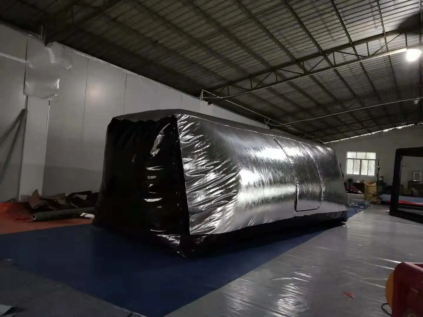 Anti-UV Black Portable Bubble Tent DustProof Car Cover Storage Bubble Waterproof Tent Capsule with Fan