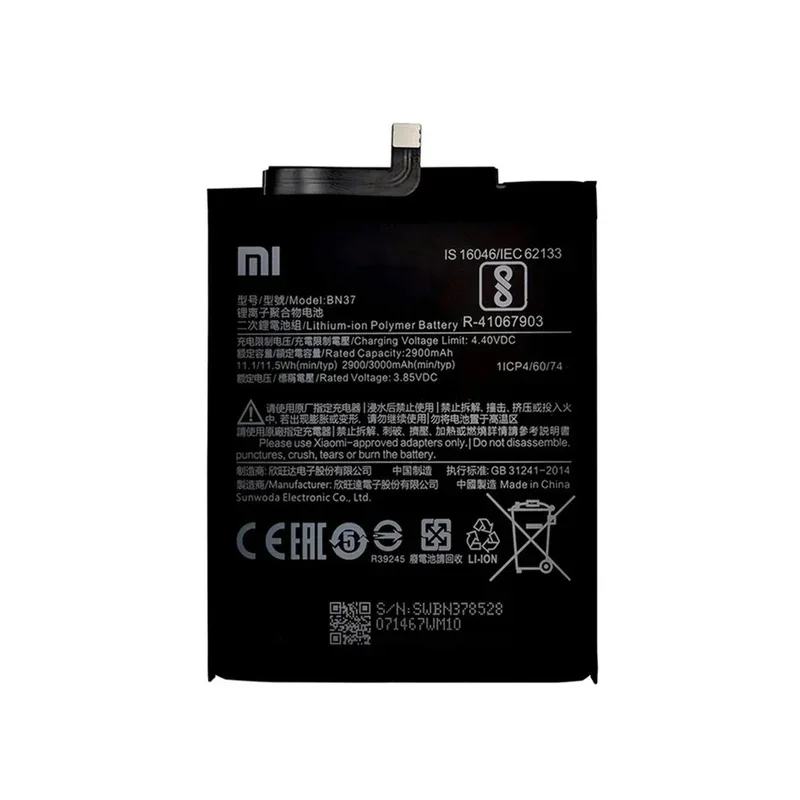 NEW Original BN37 Replacement Battery For Xiaomi Mi Redmi6 Redmi 6 Redmi 6A Redrice 6 Genuine Phone Battery 3000mAh+Tools Kits