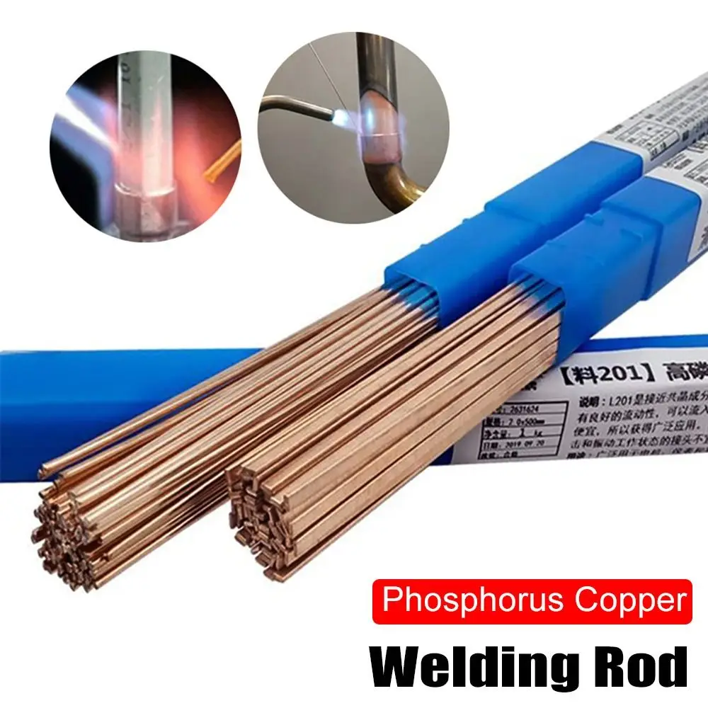 5Pcs 500mm Welder Wire Bronze No Need Solder Powder Phosphorus Copper Soldering Electrode Welding Rod