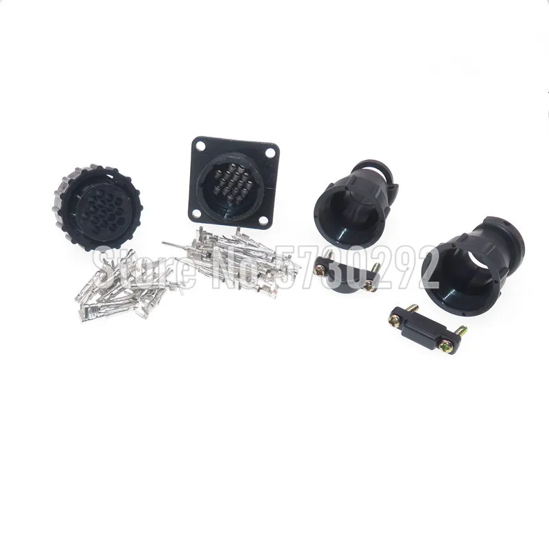 16P 182916-1 206036-1 182642-1 206037-1 206070-8 Diagnostic Socket Auto Wiring Harness Aviation Plug And Tail Clamp For SMEMA