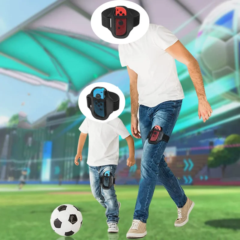 2025 مجموعة رياضية جديدة مقبض مضرب الساق مع قبضة المعصم لنينتندو سويتش 2 12 في 1 ل NS 2 ملحقات حسية جسدية رياضية Se #4