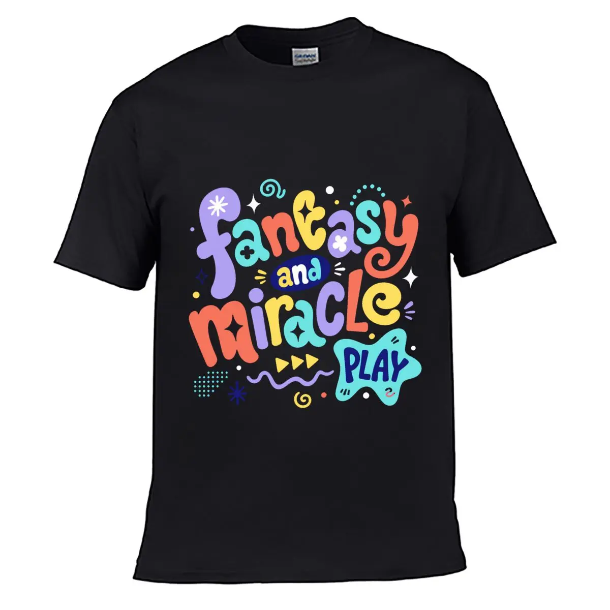 T-shirt à manches courtes Playful Fantasy Miracle Heart Letter