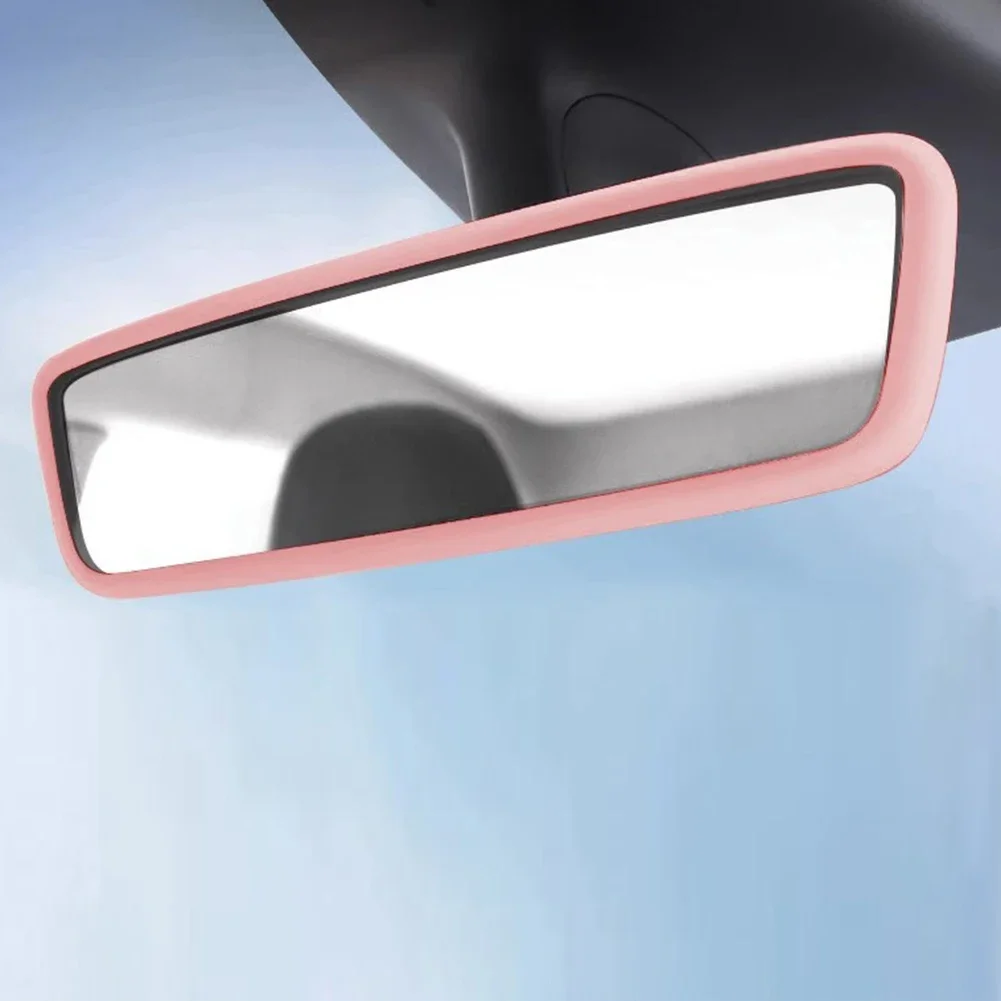 Effective Anti-collision Automotive Interior Mirror Cover Anti-Collision Mirror Frame Anti-corrosion Anti-scratch