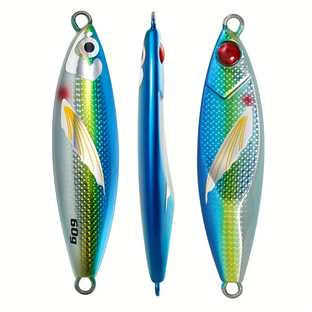 

1pc 40g/60g/80g/100g Artificial Jigging Pencil Fishing Lure 1.41oz/2.12oz/2.82oz/3.53oz Slow Sinking Glow Jigbait Fishing Tackle