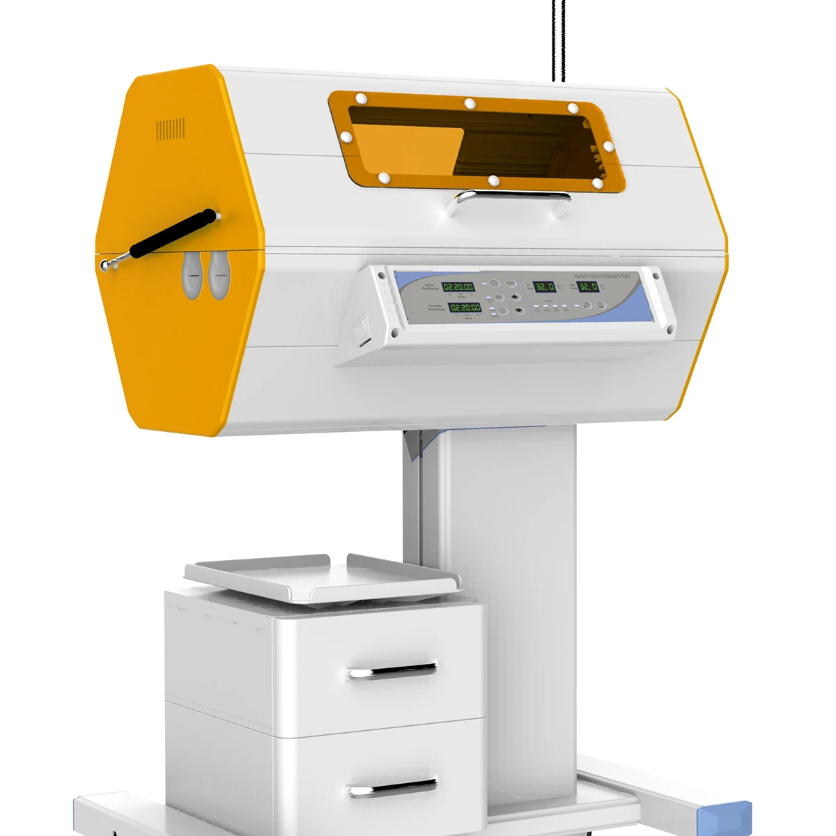 Infant Phototherapy Unit LED Blue Bulb Irradiation With Circle 360 Double Sides For More Effective Irradiation For Neonatal