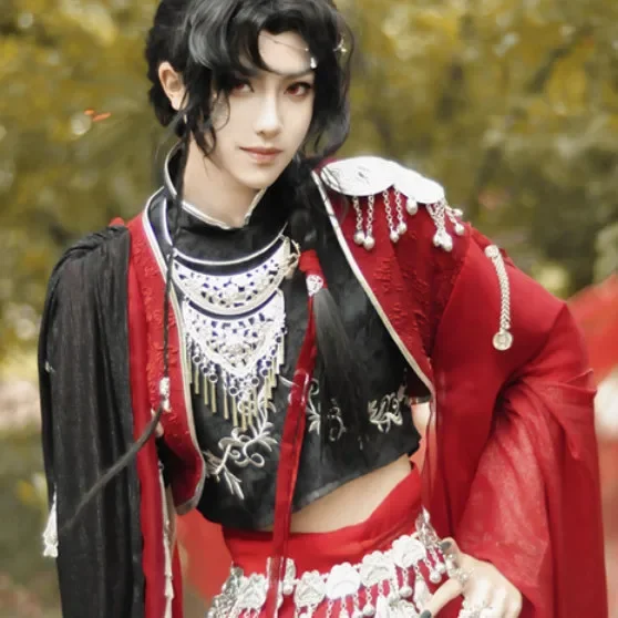 漢服-中国のテレビシリーズのコスプレ衣装,コスプレ衣装一式,Tgcf