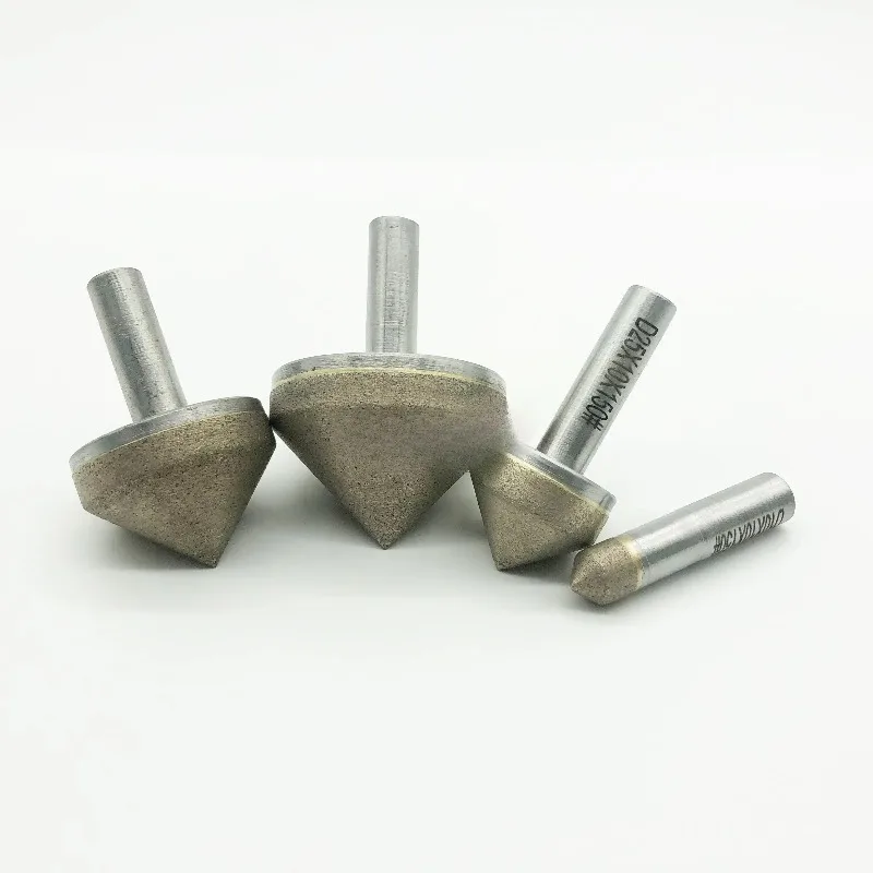 Glass Chamfer Countersink Drill Bit Straight Shank, D10/15/20/25/30/35/40/45/50/55/60mm Beveling Drill for Glass Edge Chamfering