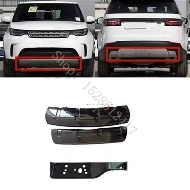 

For Land Rover Discovery 5 2017 -2020 ABS front and rear bumper protective panels rear license plate decorative panels