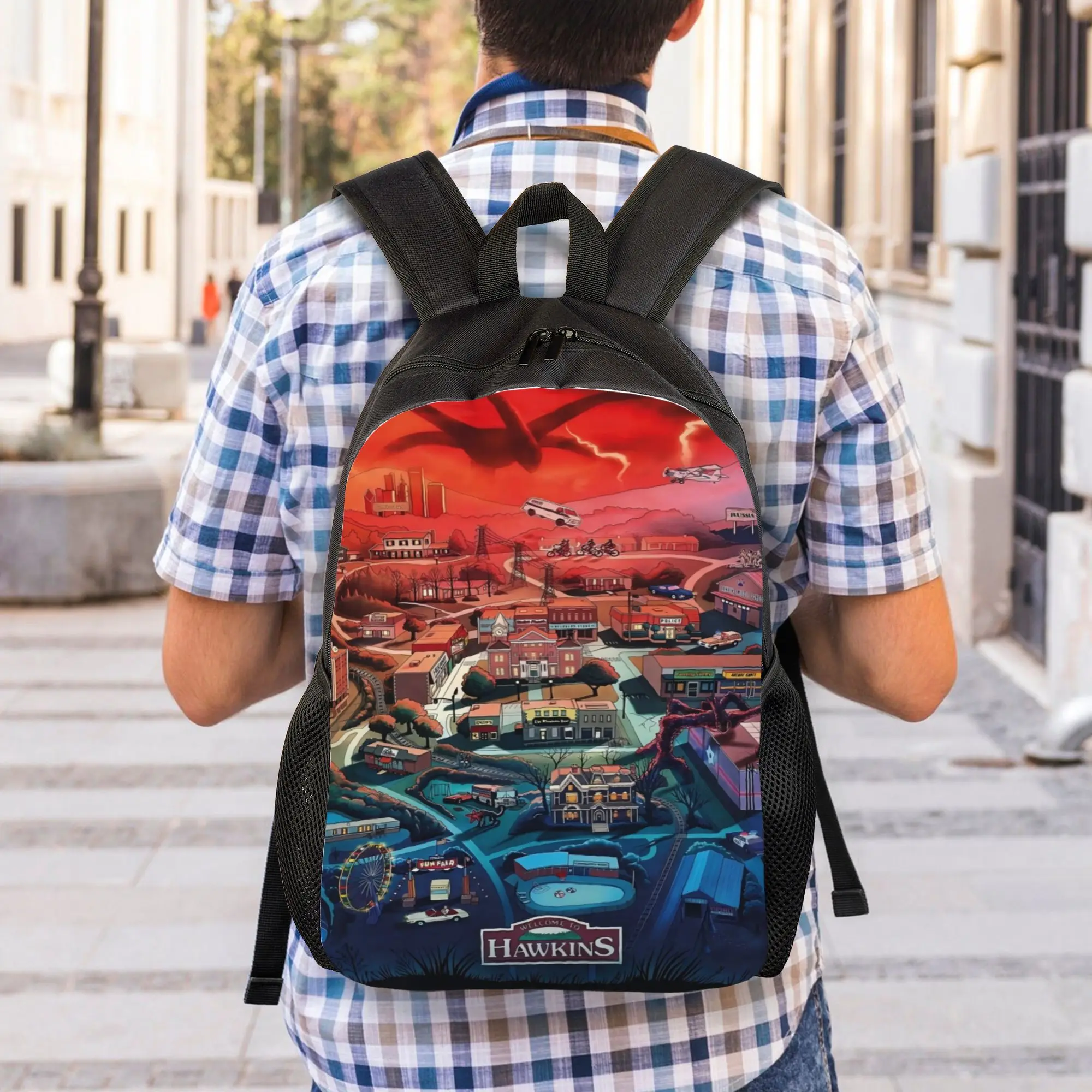

Back to school season Cool Mind Flayer 6 Storage Bag ST For Women Book Pack Backpack
