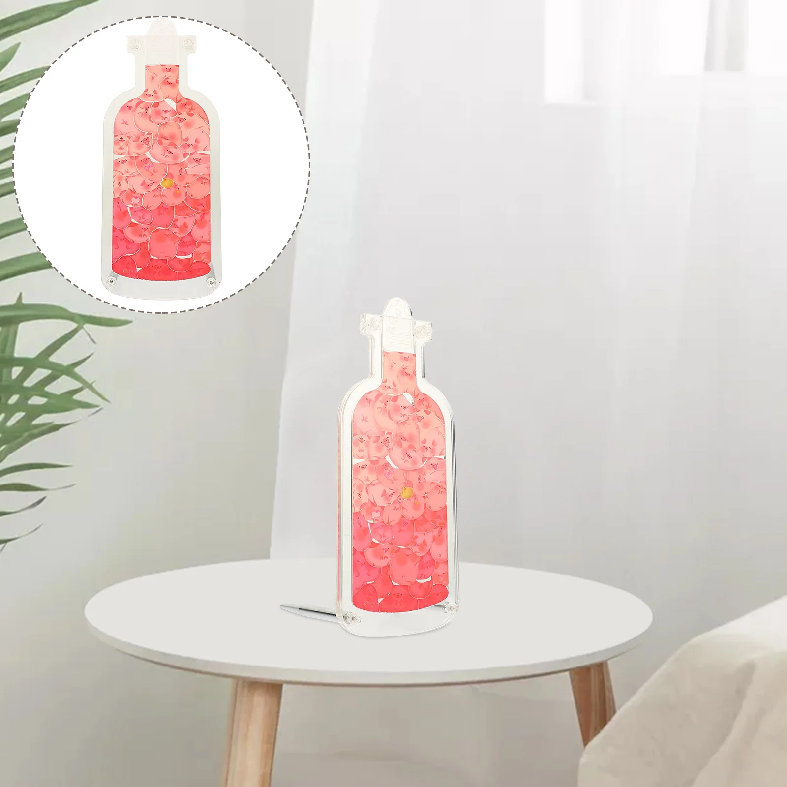 Transparent Educational Decorative Bottle Acrylic Child