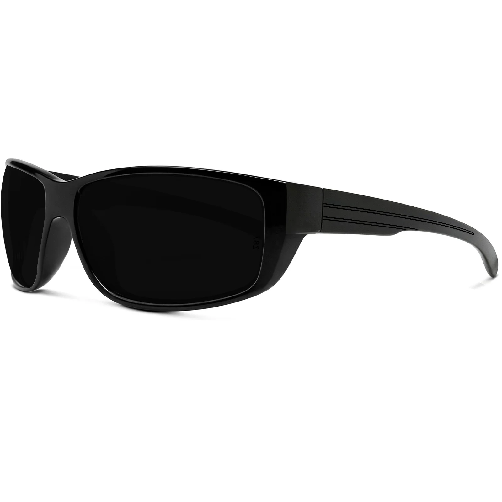 نظارات شمسية مستقطبة MAXJULI XL Z87 للرجال والنساء برأس كبير TR90 إطار خفيف للسلامة UV400 نظارات رياضية لصيد الأسماك في الهواء الطلق 8706 #1