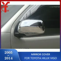 ABS Car Side Door Rear View Mirror Cover For Toyota Hilux Vigo SR5 2005 2006 2007 2008 2009 2010 2012 2013 2014 Double Cabin