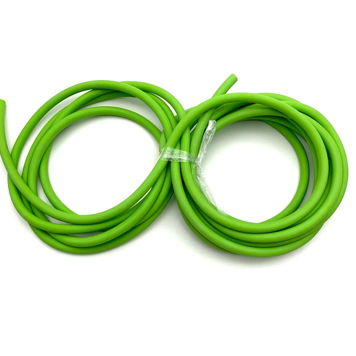 Fruit Green Natural Latex Solid Strip 6mm Diameter, for Automotive & Home Appliance Sealing and Cushioning