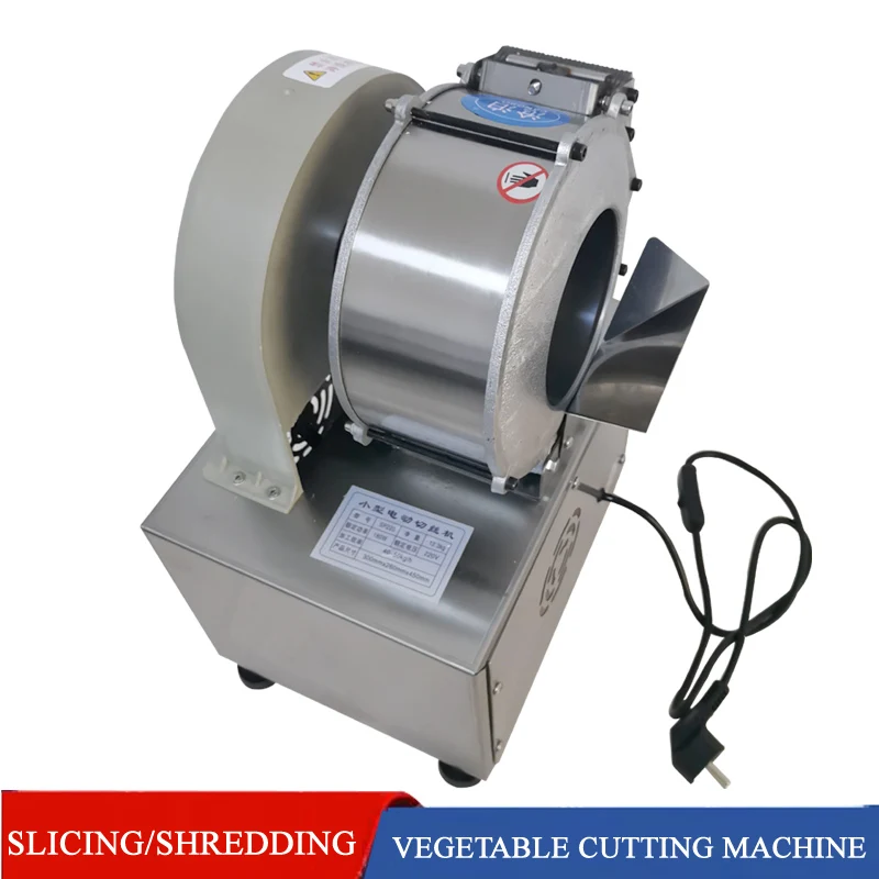 Electric Vegetable Slicer For Potato Winter Melon Eggplant Radish  Vegetable Slicing Shredding Machine