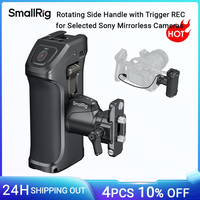 SmallRig Rotating Side Handle with Trigger REC for Selected Sony Mirrorless Cameras for Sony FX3/FX30/A7R IV/A7 IV/A7S III -3893