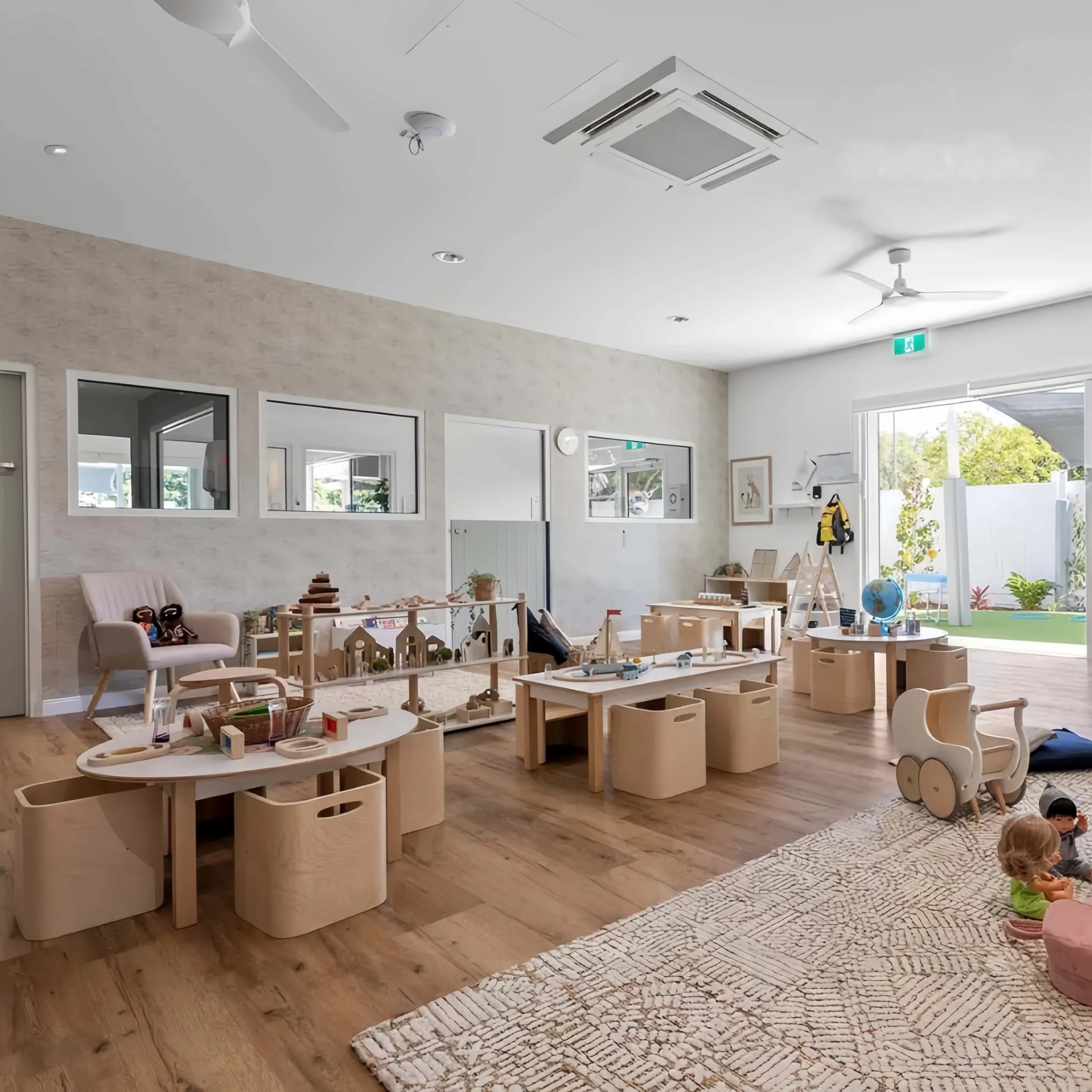 Chiquitos Early Education Kids Montessori Preschool Kindergarten Wooden Children Furniture Table And Chairs Set For Classroom
