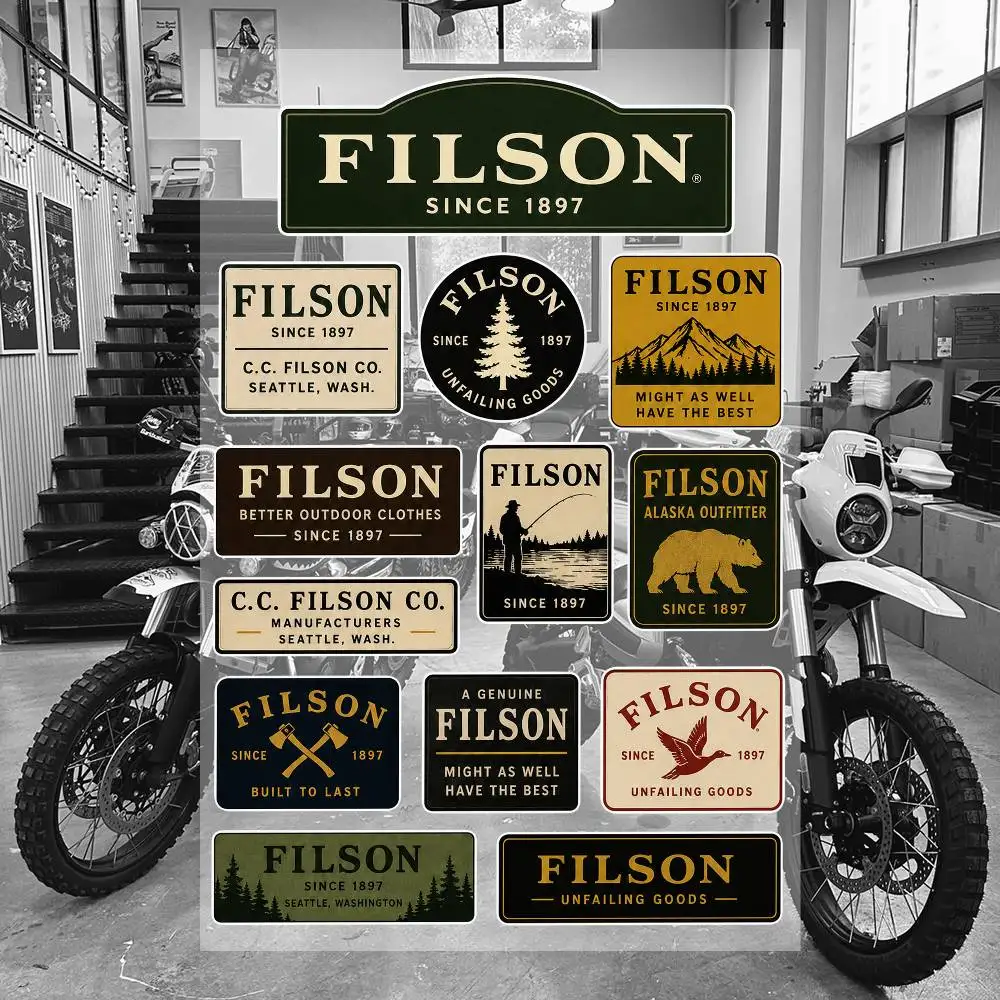 F-ilsO-n Aesthetic Graffiti Waterproof PVC Stickers for Car Motorcycle Skateboard Helmet Notebook