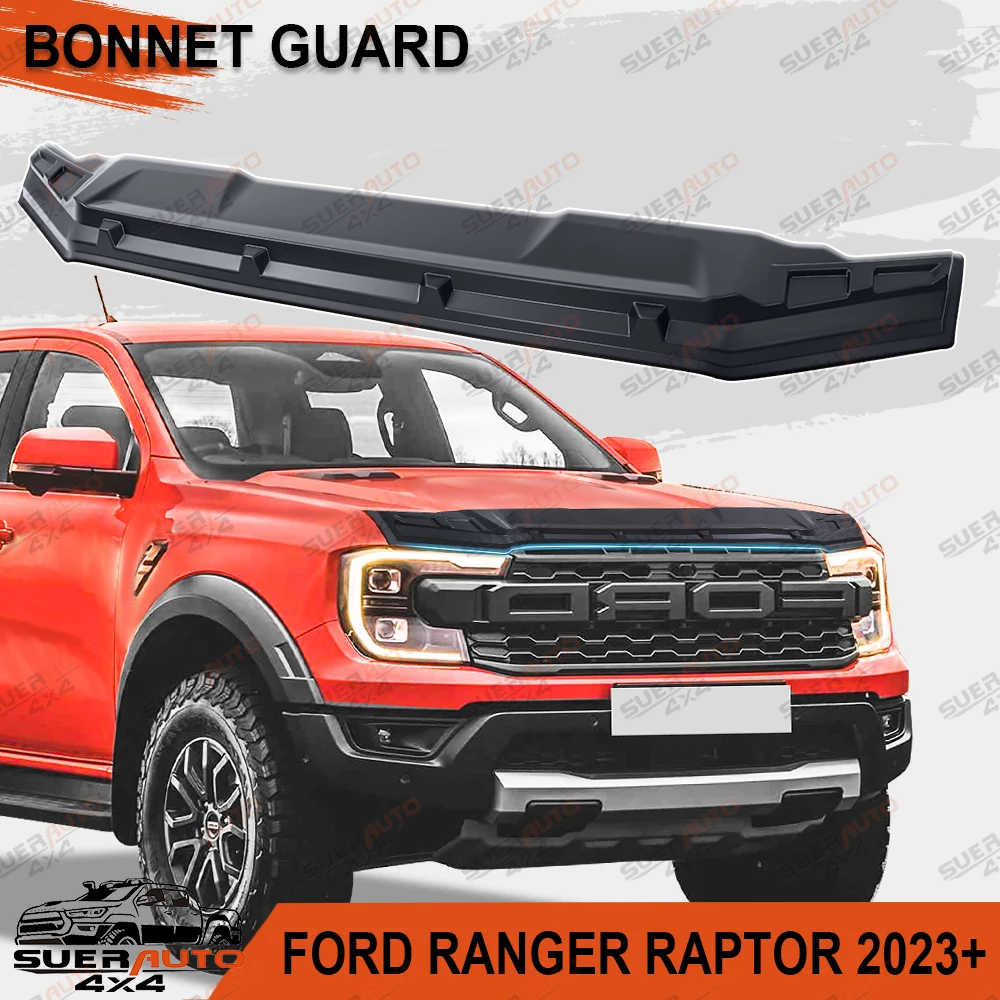 

Bug Shield Hood Deflector Protector Bonnet Guard For Ford Ranger Raptor 2023 2024 T9 Next Gen Car Exterior Accessories