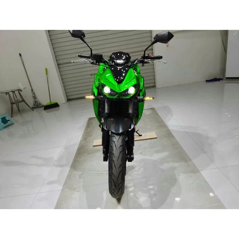 New Motorcycle   Fuel 200cc High-power Sports Machine Racing Six-speed Motorbike 72V High-performance Motorbike
