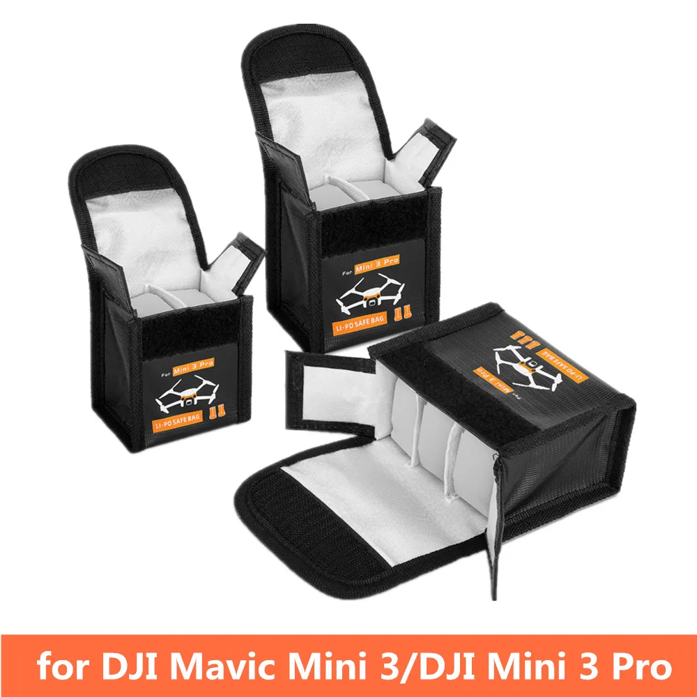 Mini 3 Pro bateria Lipo torba przeciwwybuchowa bezpieczne przechowywanie torba ognioodporna ochronna dla DJI Mavic Mini 3 akcesoria do dronów