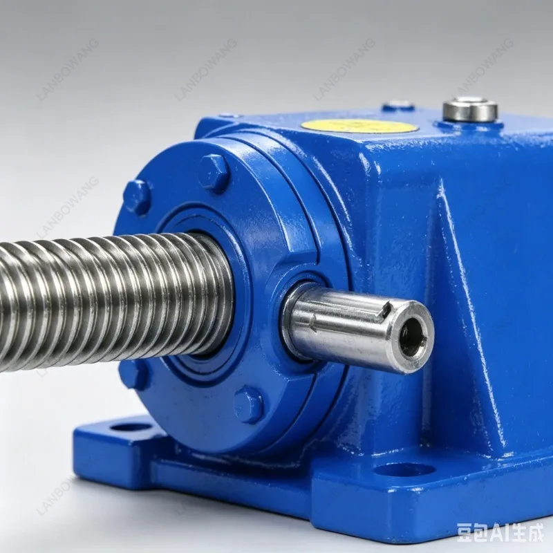 Suitable for SWL Screw Lift Worm Gear Electric Lifting Platform Hand Cranked Vertical Flange Copper Nut Reduction Machine