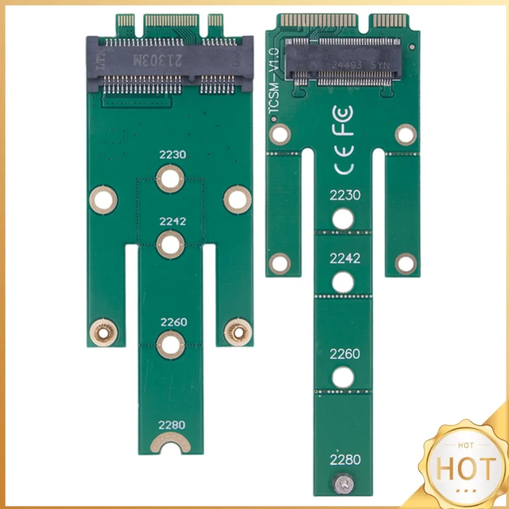 MSATA To NGFF Adapter M.2 NGFF SSD Male Converter MSATA Adapter Card NGFF To MSATA Male Riser for 2242/2260/2280 M.2 SSD