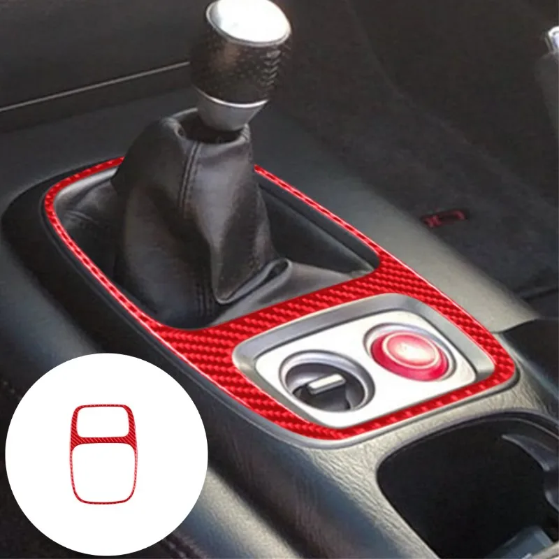 

1Pcs Carbon Fiber Car Central Control Gear Shift Outer Frame Sticker For Honda S2000 2000-2003 Styling Accessories