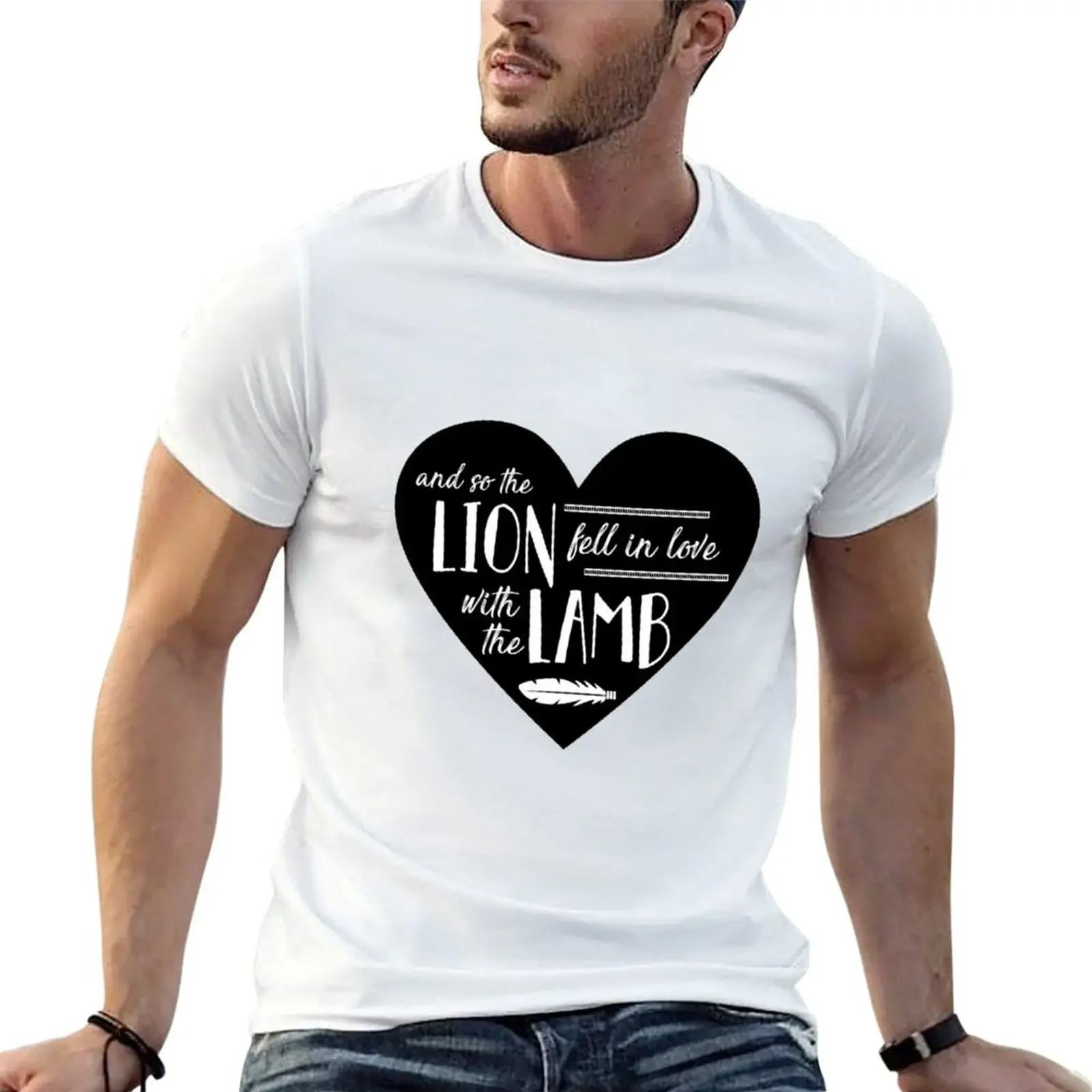 

And So the Lion Fell In Love with the Lamb - Twilight T-Shirt shirts graphic kawaii clothes blanks mens plain t shirts