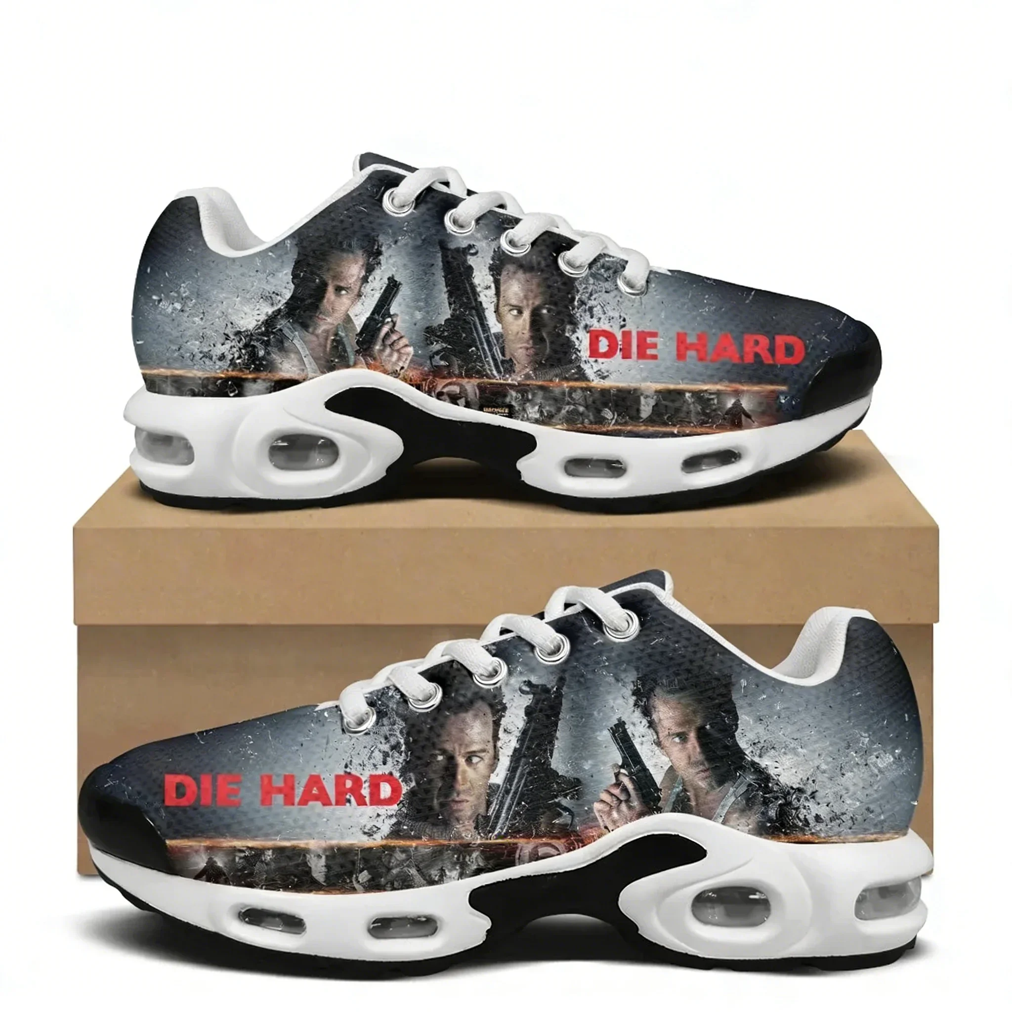 

Die Hard Movie Air Cushion Sneakers John McClane Mens Womens Sports shoes Lightweight Hiking Mountain Climbing Custom Shoes