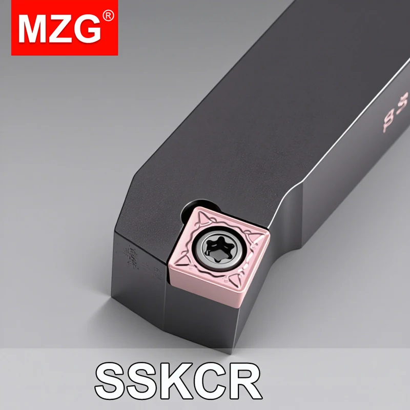 

MZG SSKCR1212 SSKCR1616 SSKCR2020 SSKCR2525 Внешний токарный инструмент SSKCR Токарный стержень SCMT Пластинчатый токарный держатель Режущий брусок с ЧПУ