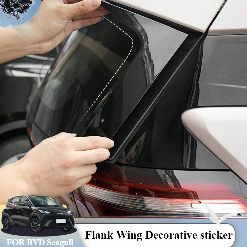 FOR Byd Seagull body wing decoration rear spoiler free perforated tail appearance modification accessories