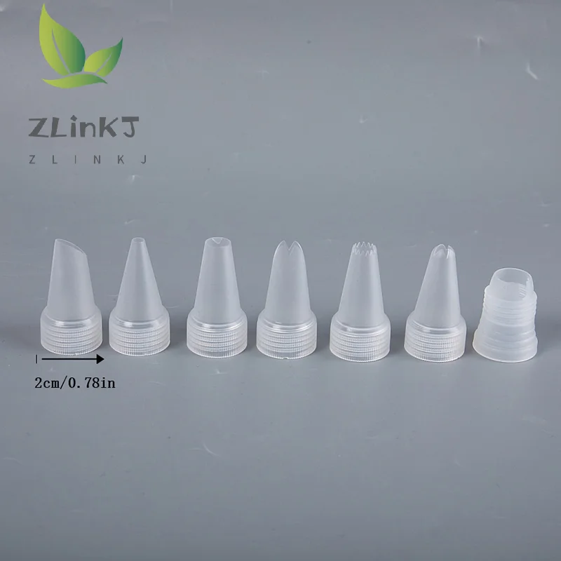 Plastic Piping Icing Nozzles Flower Nozzle Cupcake Simulation Cream Glue Cake Decorating Pastry Tips Baking Tools