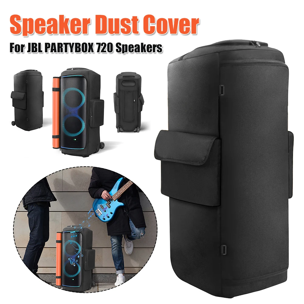 

Чехол для портативной колонки JBL Partybox 720 с карманом для микрофона, двусторонняя сумка для хранения колонки, водонепроницаемые аксессуары для колонок