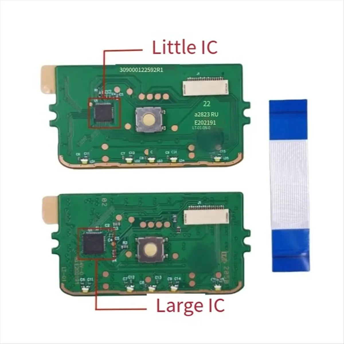 DT434 Mon.For BDM-010 020 Game Controller Touchpad for Handle V1 Big IC Touch Pad Board Motherboa 1set