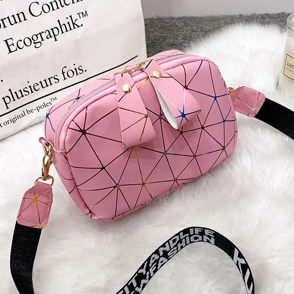 Small Zipper Crossbody Bags for Women Summer PU Leather Shoulder Messenger Bag for Girl Handbag Fashion Phone Purse