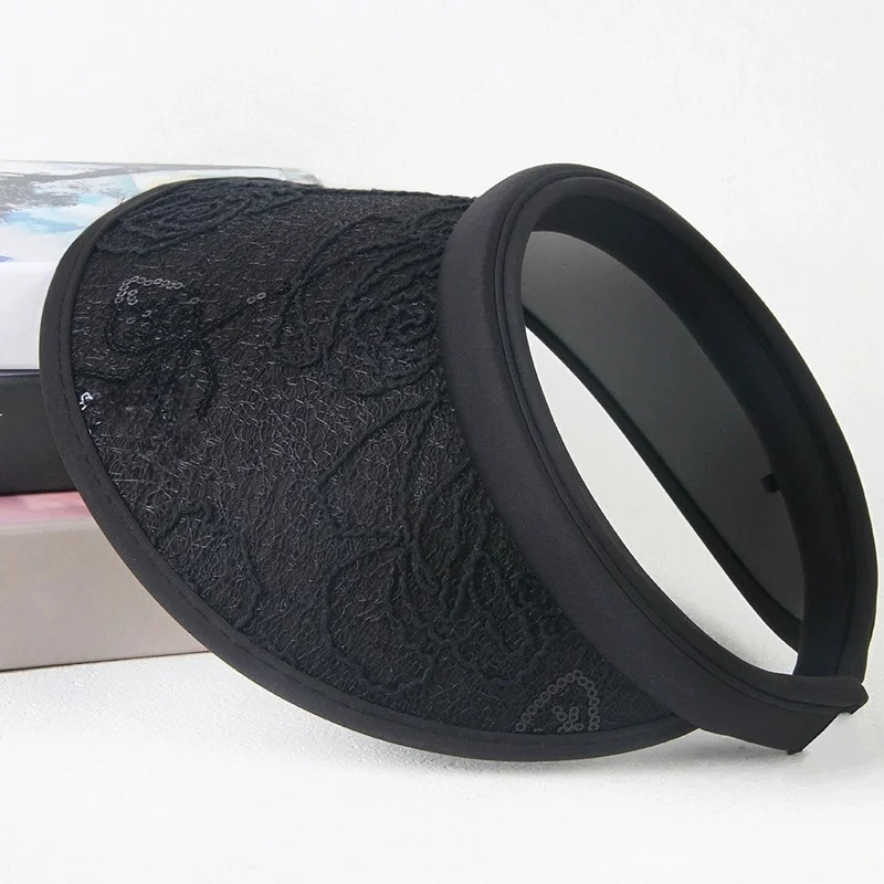 Women's Headband-Style Open-Top Hat Fashionable Sun Hat for Outings Versatile Sun Protection Hat