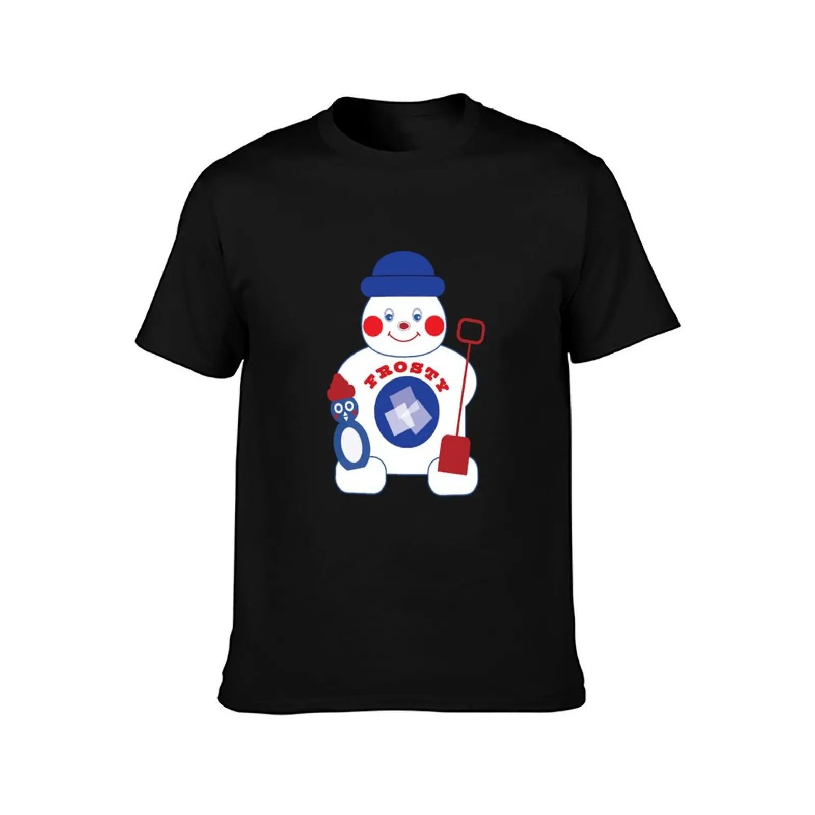 Mr Frosty and penguin Christmas T-Shirt Casual Basic Street Style T-Shirt