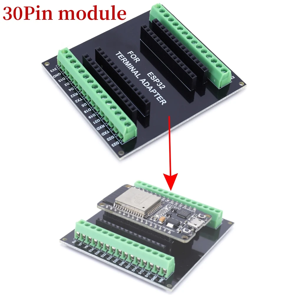 32S ontwikkelingsbord/module Draadloze WiFi Bluetooth-module Ultralaag stroomverbruik Dual Core 30Pin Smart Home