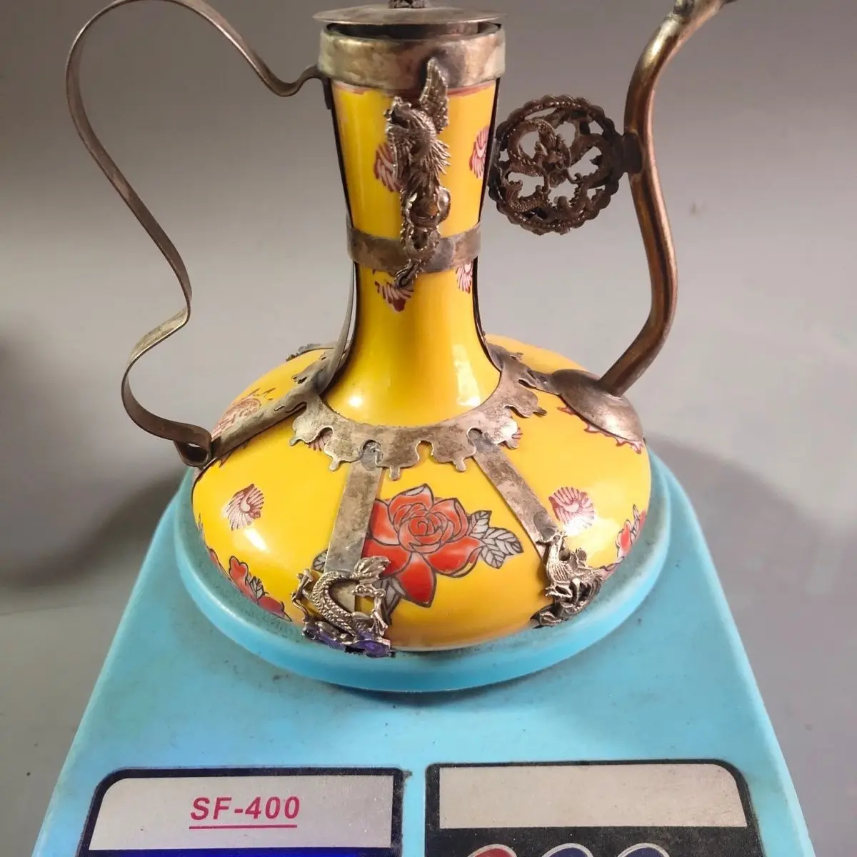 Collectibles Fine workmanship wine jug ornament New three-dimensional household French light luxury handmade teapot creative gif