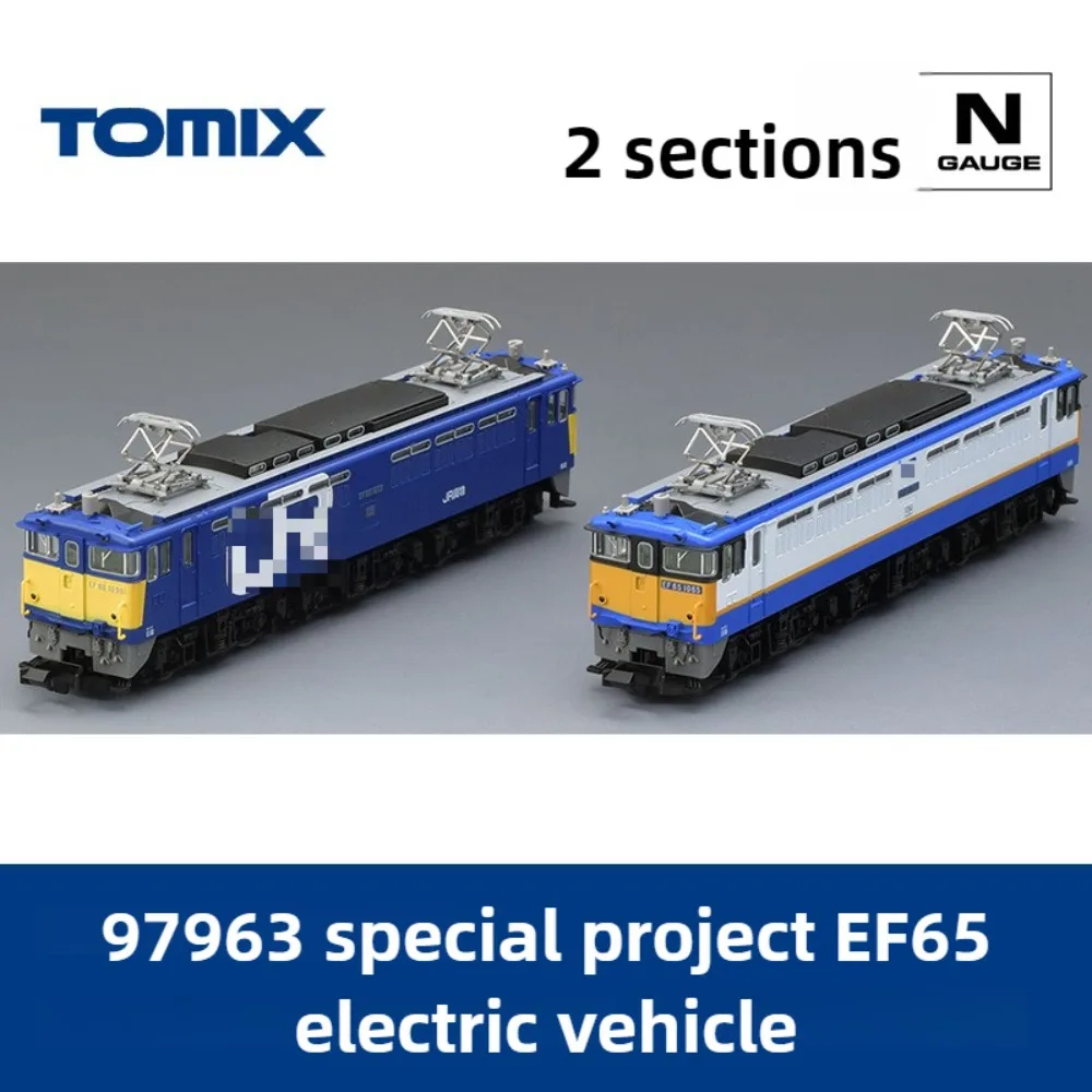 TOMIX N Scale 1/160 Model Train, EF65 Type Electric Locomotive 97963 Livery 2-car Train Set Collectible Item Boys' Toy Gift
