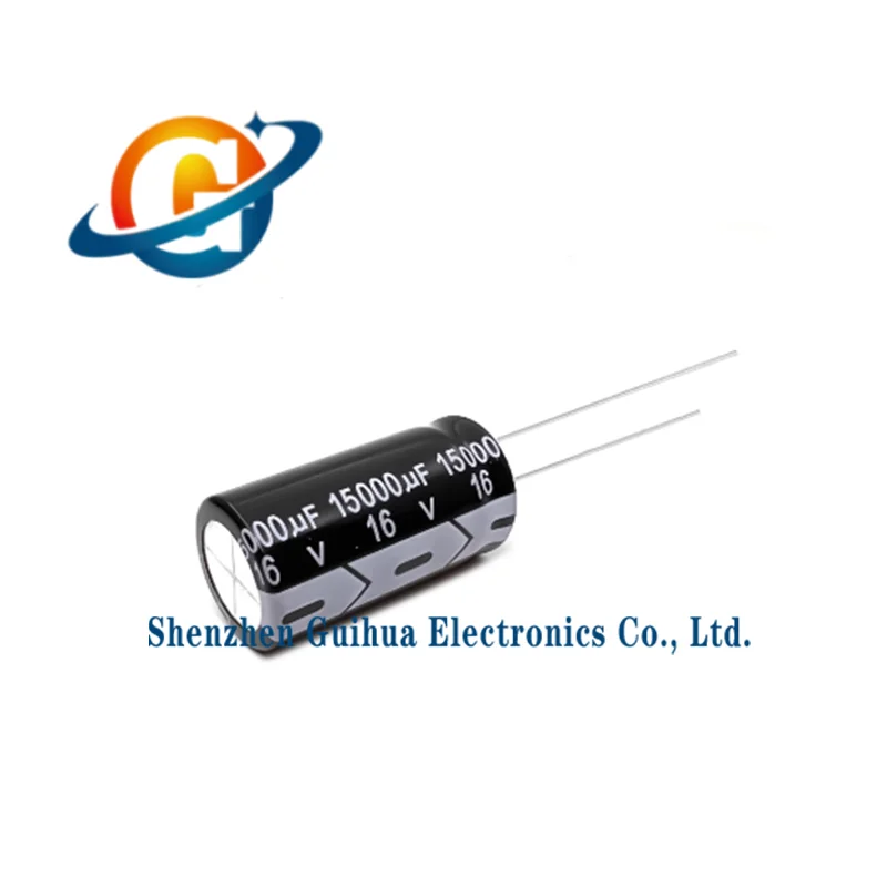 5 pieces of 16V 15000μF brand new genuine long-life electrolytic capacitors, dimensions 18x35mm